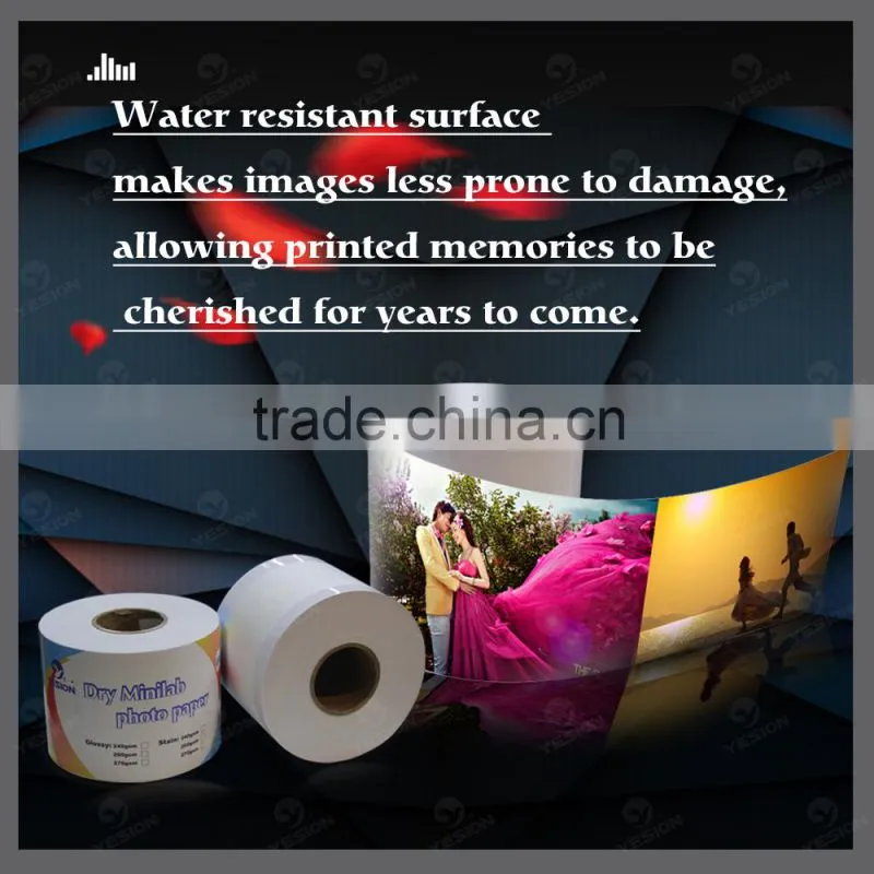 Yesion Fuji DX100 Dry Lab Photo Paper, RC Glossy Photo paper For Dry Minilab/ Noritsu D701and Epson D700
