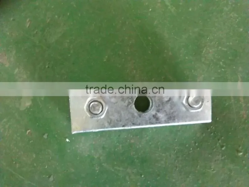 Suspension clamp with 2 bolts / Electric galvanized steel cable clamp