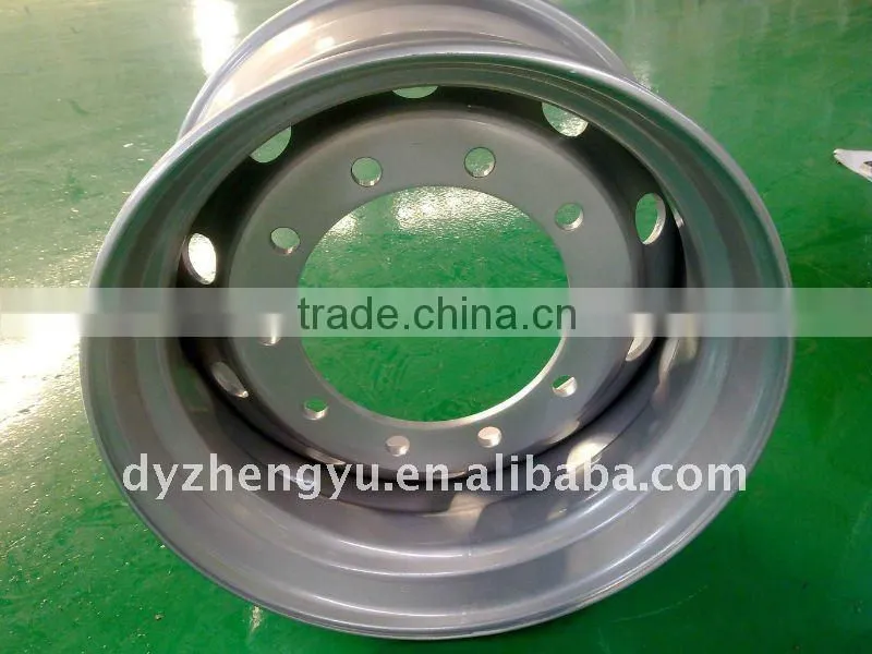 truck tubeless steel wheel 22.5*11.75 with high quality and good price