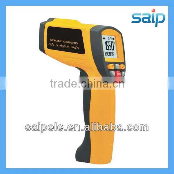 2013 new design industrial non-contact dual laser infrared thermometer