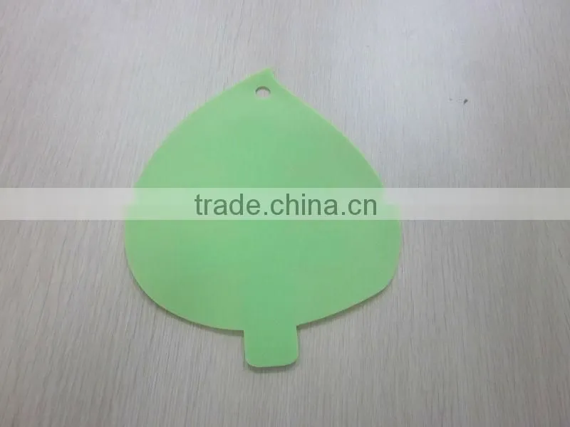2015 new design lfgb and fda Eco friendly food grade big leaf shaped baking silicone trivet,silicone placemat