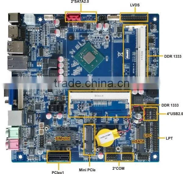 j1900 motherboard with 2 lan