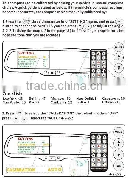 hino truck accessories Multiple Display Mirror Monitor EC auto-dimming OEM parking sensor backup camera