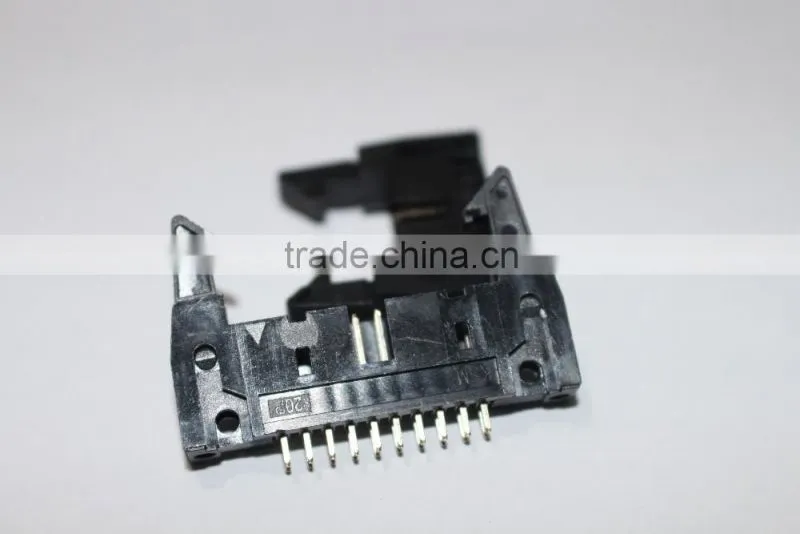 2.54mm black Big Latch v/t Ejector Header Connector 6~64pin