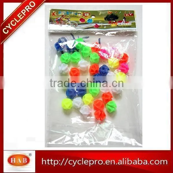 Children 36pcs Bike Bicycle Wheel Spoke Kids Clip Colored Decoration Spoke Beads