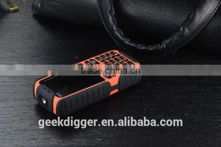 XP3500 Orange Quad Band Unlocked Phone FM / MP3 / Dual SIM / Flashlight / Power Bank