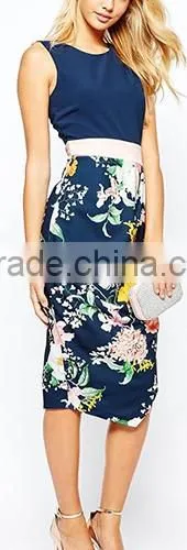 Wholesale fantasy print capri woman sleeveless long jumpsuits for summer