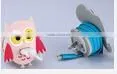 Custom 100% food grade silicone rubber white cat bath toy with squeaker