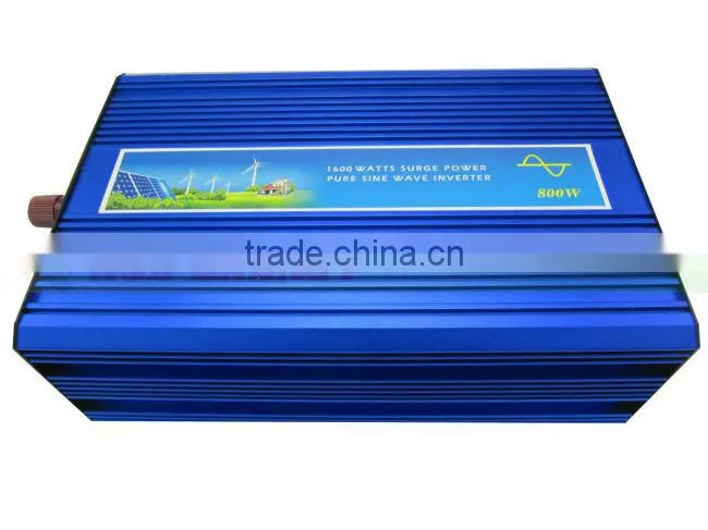 DC to AC inverter 800W off grid pure sine wave frequency inverter. 12V/24V48V/110VDC to 100/110/120/220/230/240VAC .