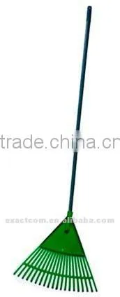 20 tine tooth plastic garden leaf rakes