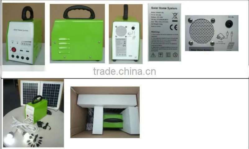solar systems with radio , lighting, fans small solar system
