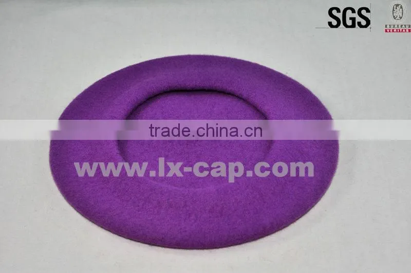 Wool beret fashion women beret solid color