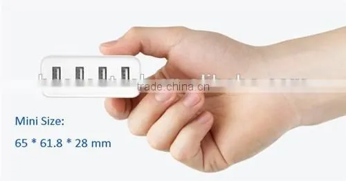 Original xiaomi usb charger 7A 4 Port 35W universal travel home smart waterproof adapter wall portable US norm