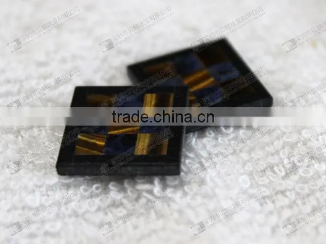 Gemstone mosaic for cuff button making