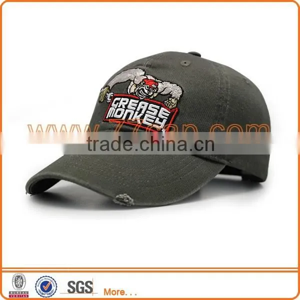 Vintage Pigment Washed Unstructured Baseball Cap Hat
