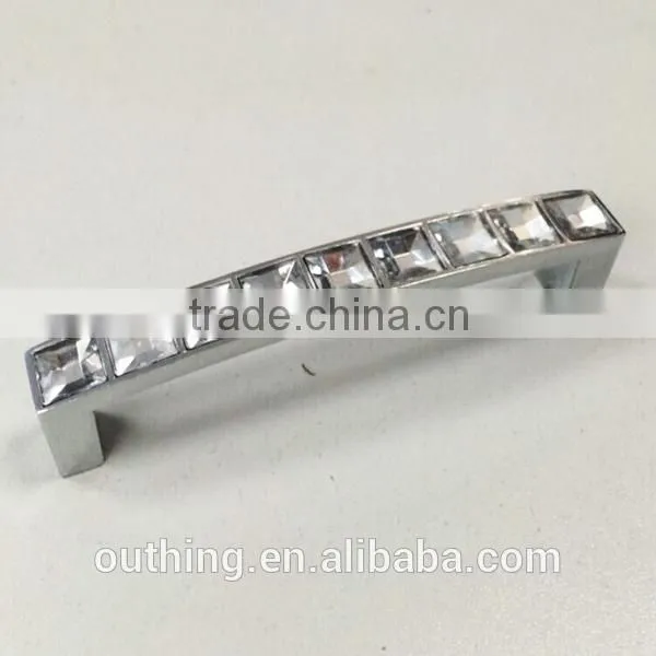 Middle East hot sale zamak crystal cabinet handle