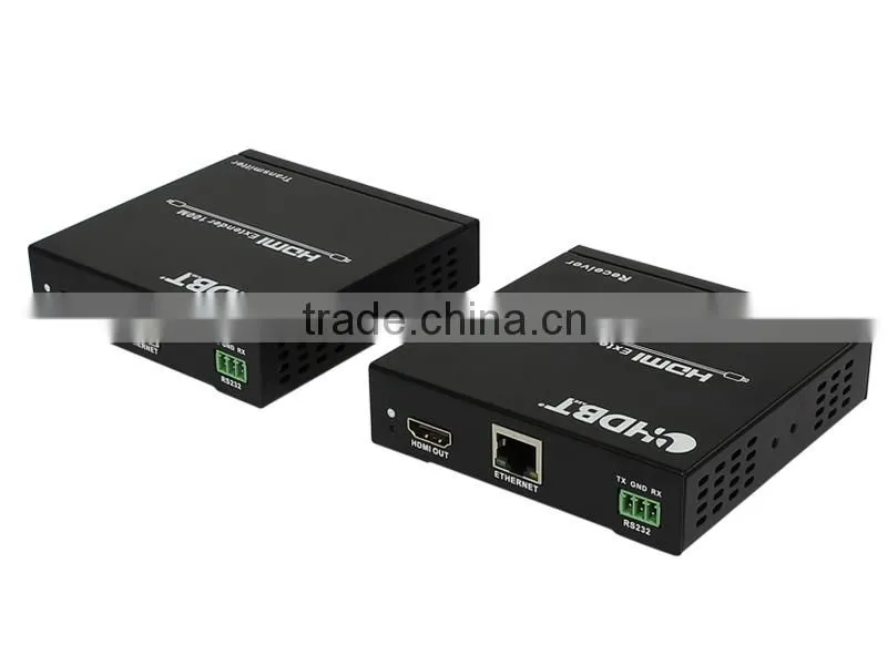 Factory price KVM Extender, HDMI USB KVM Extender over Cat5e/Cat6 (HDBaseT), 100m