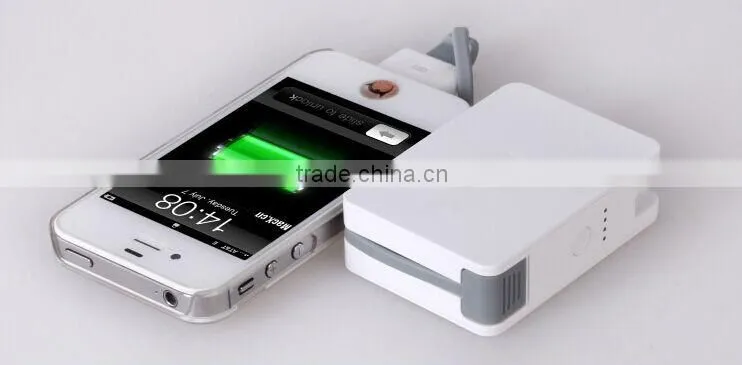 2015 Ambopower new item power bank build in switch