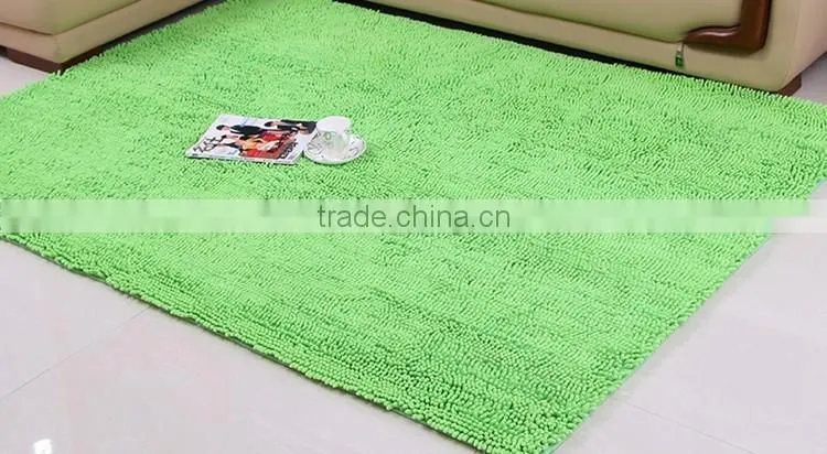 loop pile shag polyester chenille carpet