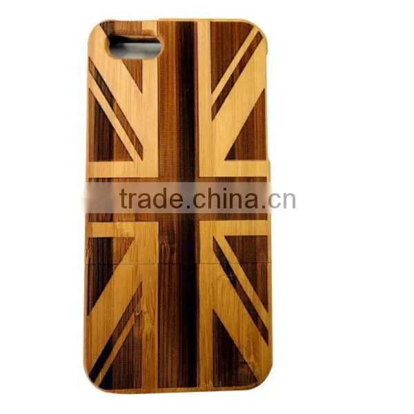 Custom laser logo handmade for bamboo iphone 5 case