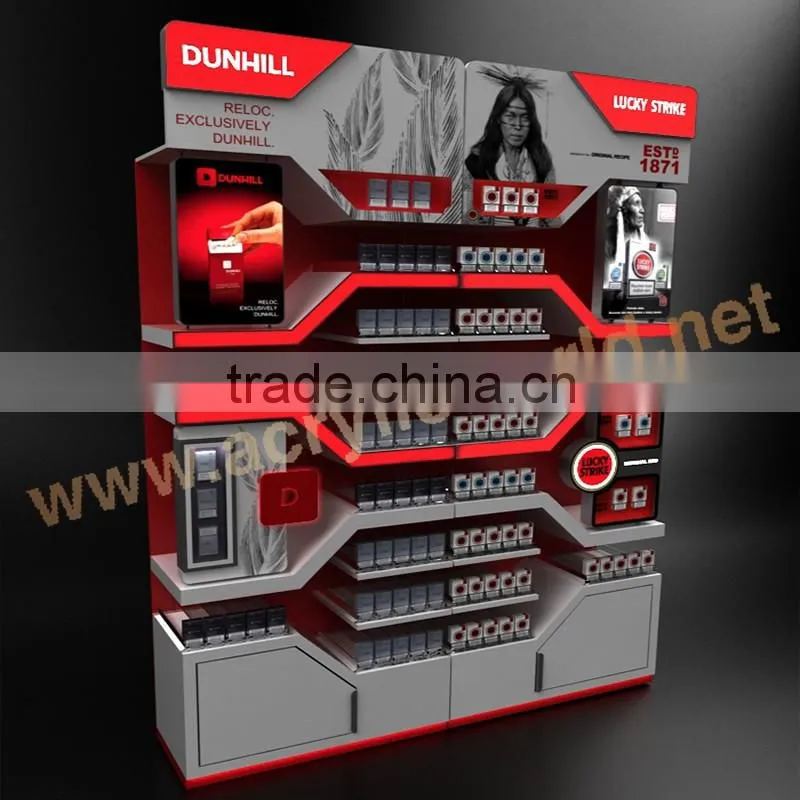 LED cigarette display cabinet