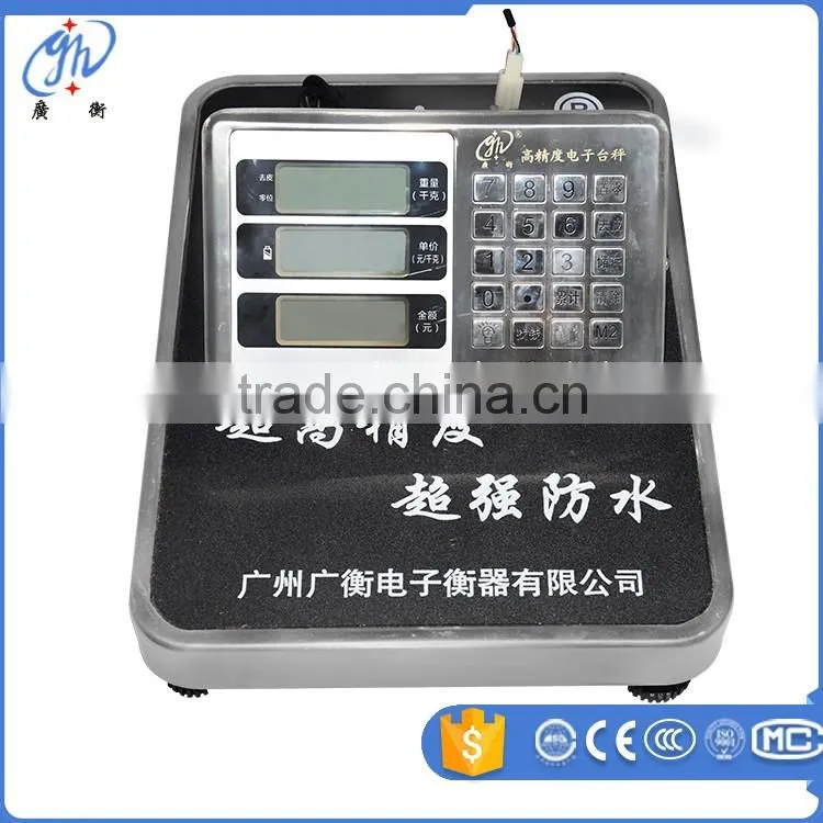 full stainless steel wireless scale with wifi / precision platform wireless scale