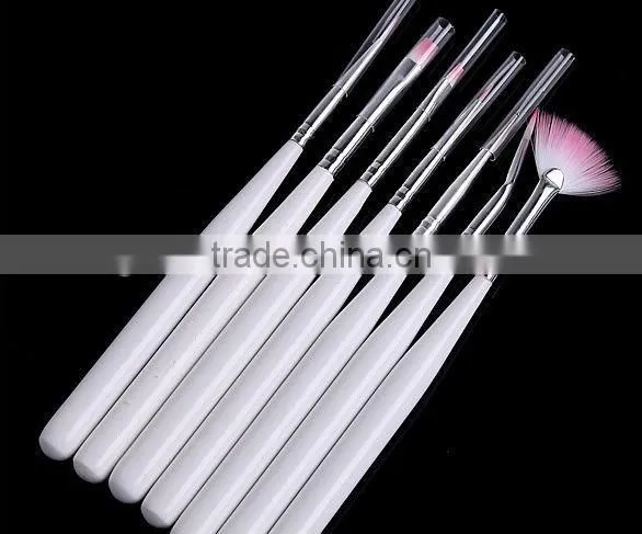 7 pcs Nail brush set, cleaning brush pen