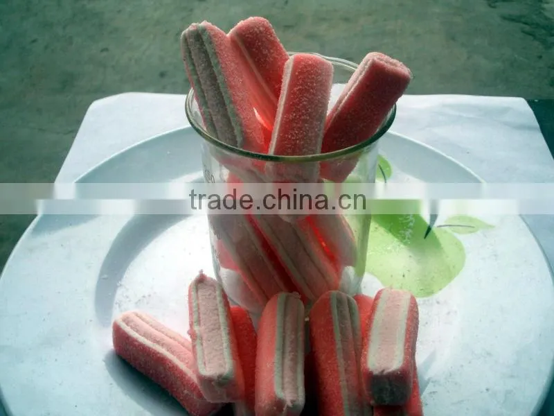 multied-color bulk strawberry flavor mini stick marshmallows candy