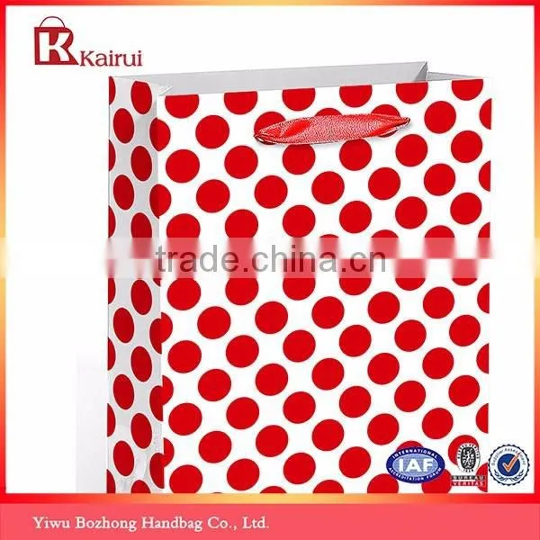 Luxury paper shopping gift bag wholesale