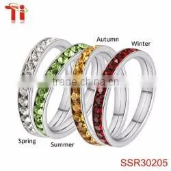 April birthstone fashion jewelry hand made diamond jewellery for accessories