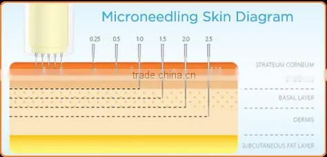 2015 hottest korea auto micro derma pen needles