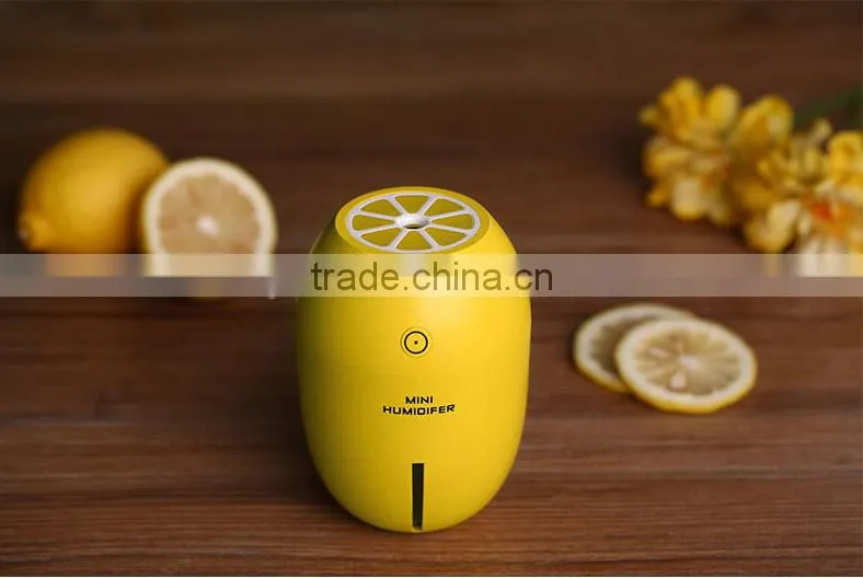 Mini Night-light Lemon Fruit Humidifier Portable USB Air Humidifier For Home And Car