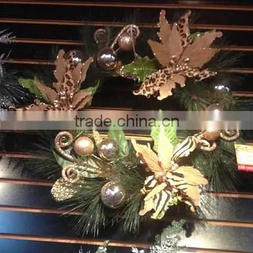 wholesale 80cm european style silver christmas garland