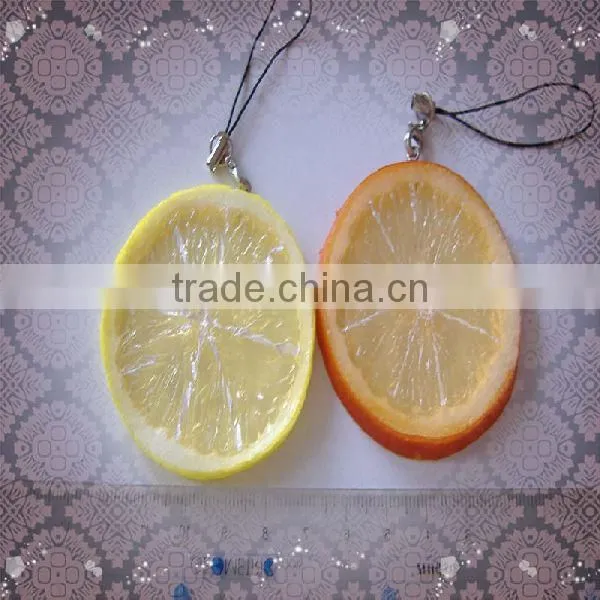 Simulation plastic pomegranate keychain/mobile phone straps