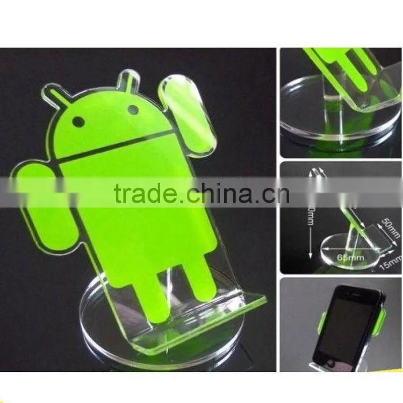 Single acrylic cell phone case mobile phone display