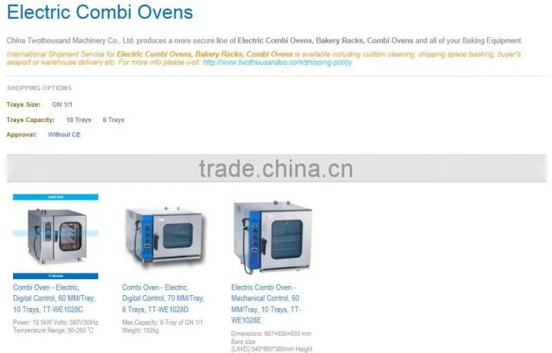 Various Bakery Equipments for Sale from TWOTHOUSAND