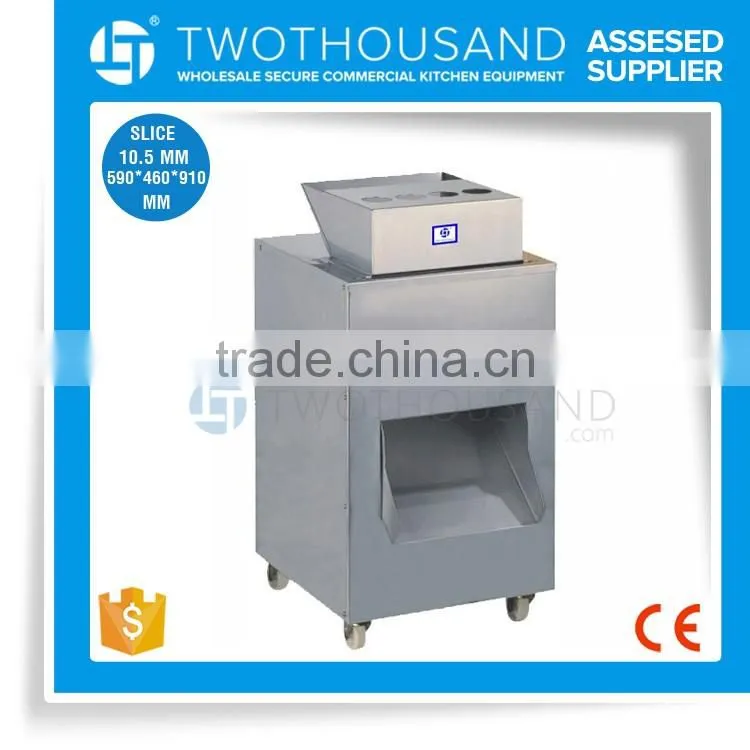 25MM Thickness 800 KG/Hour Fresh Meat Slicer Cutter used for Meat Dicer