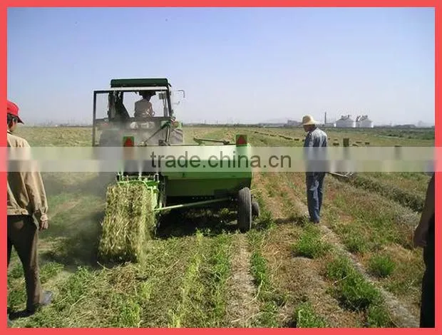 Round hay baler