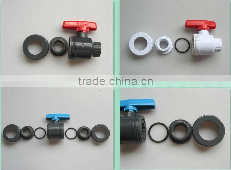 Dn50 pvc valve pvc ball valve