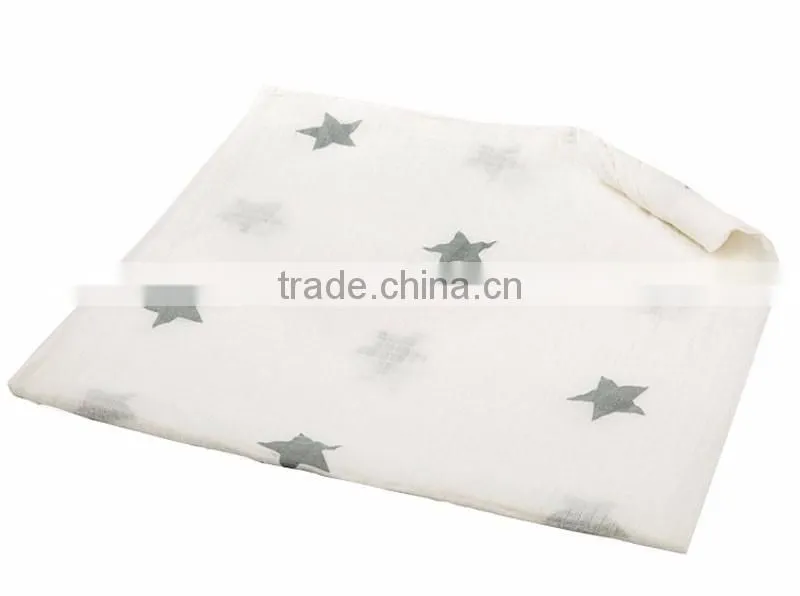 100% muslin cotton unisex 3 pack baby swaddle wrap blanket