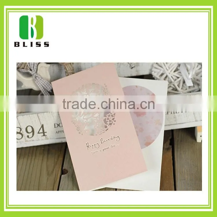OEM professional custom paper card happy birthday mp3 music greeting cards