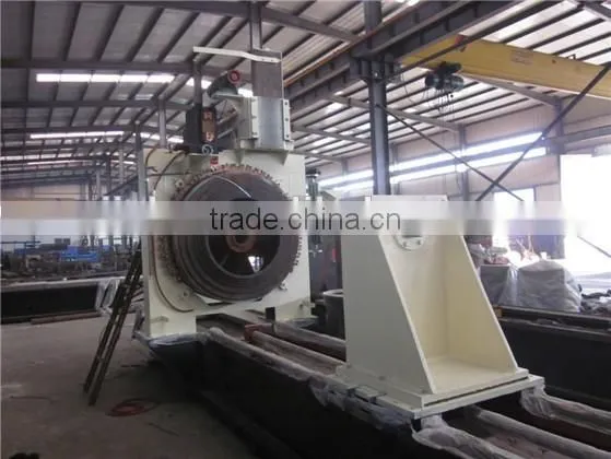 Wedged wire screen winding welding machine