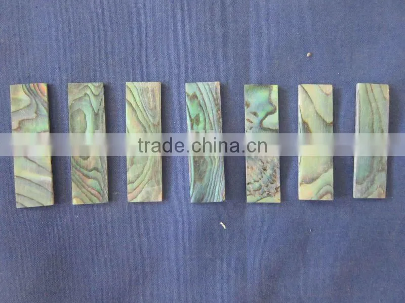 square cut thick abalone paua shell blank inlays