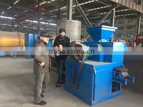 High quality iron ore briqutting press machine/aluminum powder ball briquette making machine