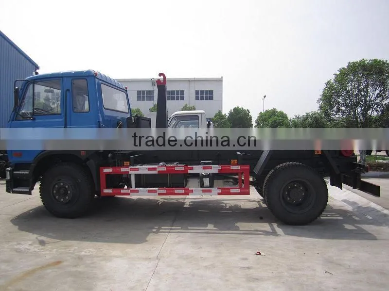 DONGFENG 8TON recycle rubbish truck, hydraulic operation system