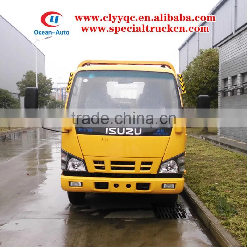 Japan small heavy duty truck for sale,3ton 4x2 wrecker tow truck