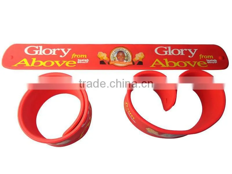 Special custom silicone slap wristband bracelet