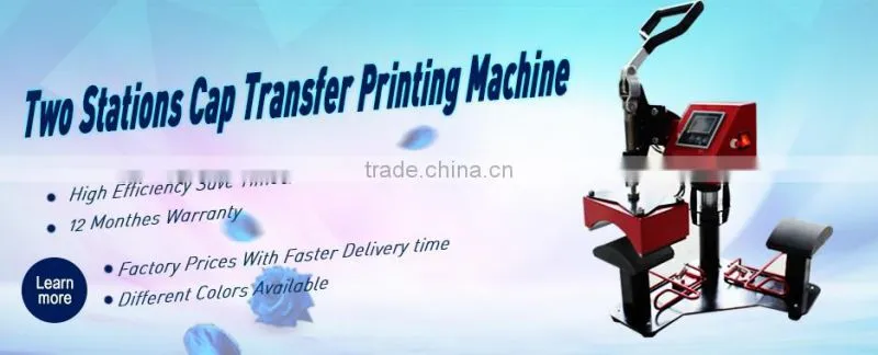 Digital Shaking head Two Station Cap Heat Transfer Hat Printing Machine