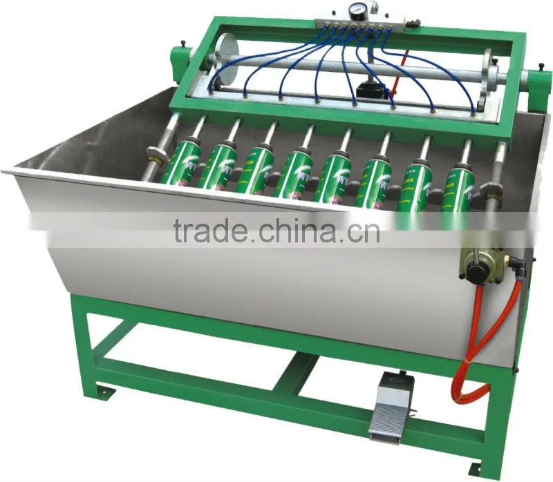 Automatic paint aerosol can production line