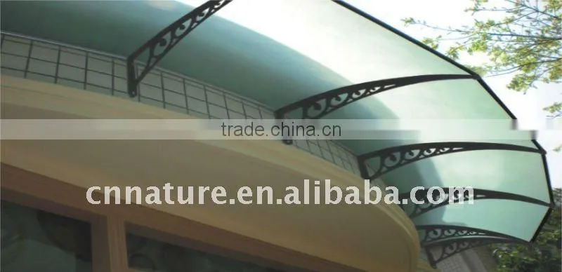 polycarbonate awning;polycarbonate rain awning